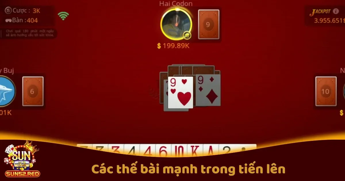 Các Thế Bài Mạnh Trong Tiến Lên: Tìm Hiểu Trên Sun52