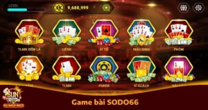 Game Bài SODO66 Trên Sun52 – Nền Tảng Đổi Thưởng Uy Tín