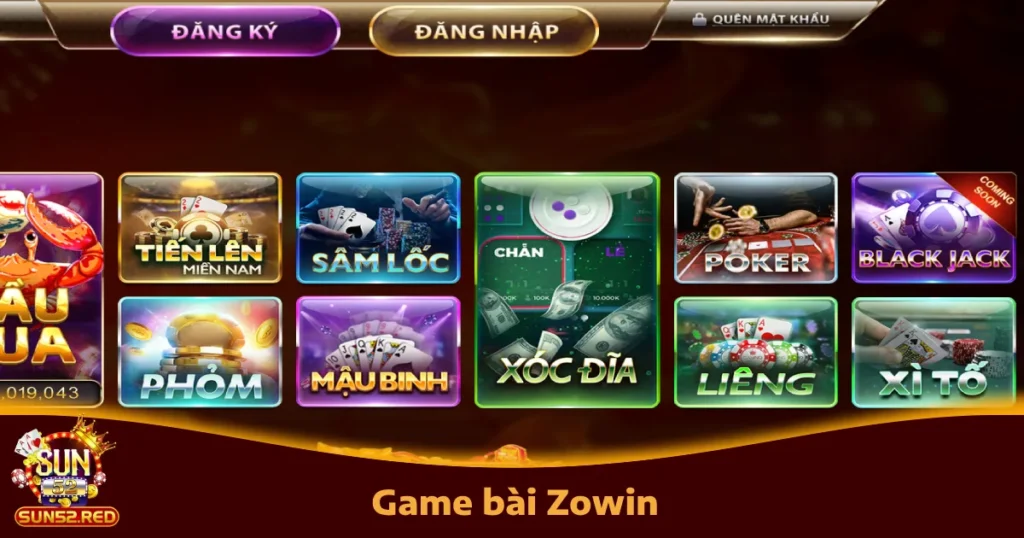Game Bài Zowin Có Trên Sun52 – Nơi Đổi Thưởng Đa Nền Tảng